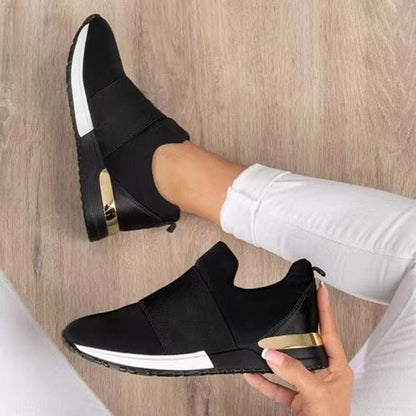 Patricia – Slip-On Sneakers with Metallic Detail