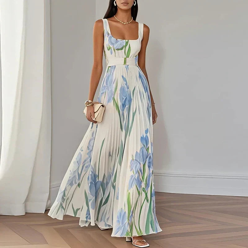 Piper | Floral a-Line Maxi Dress