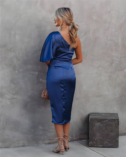 Ally | Elegant Satin Party Dress