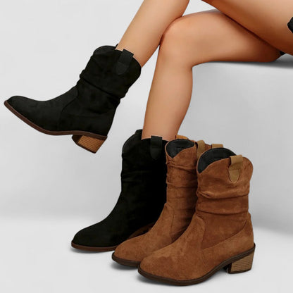 Christine – Orthopaedic Slouch Western Boots