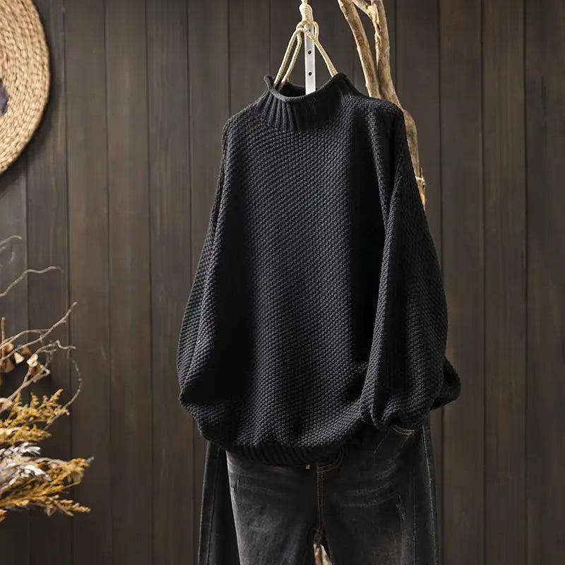 Ruth – Relaxed Textured Knit Jumper