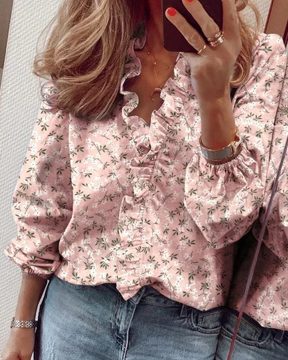 Valerie | Feminine Blouse with Playful Ruffles