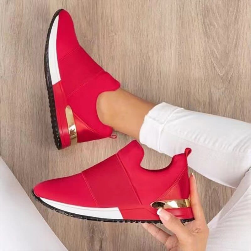 Patricia – Slip-On Sneakers with Metallic Detail