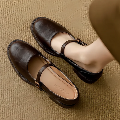 Sukey | Classic Comfort Mary Janes Made of Leather