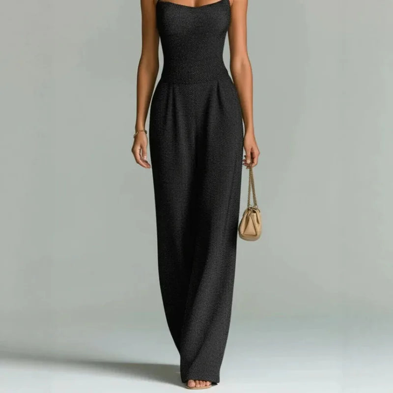 Veronica – Wide-Leg Spaghetti Strap Jumpsuit