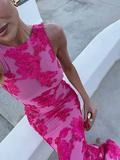 Cindy | Timeless Floral Evening Gown