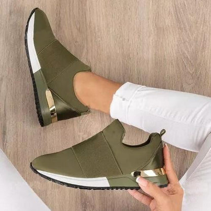 Patricia – Slip-On Sneakers with Metallic Detail
