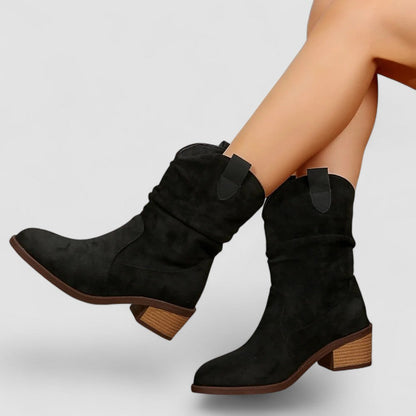 Christine – Orthopaedic Slouch Western Boots