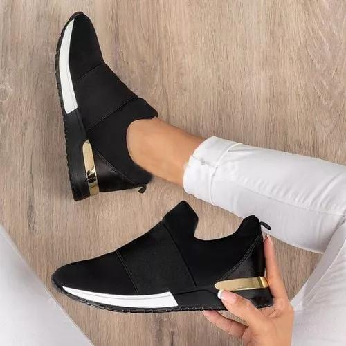 Patricia – Slip-On Sneakers with Metallic Detail