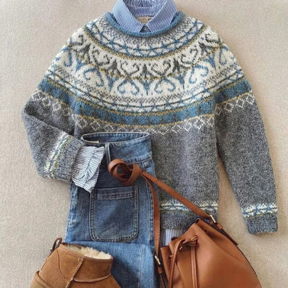 Karen – Fair Isle Knit Jumper