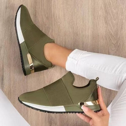 Patricia – Slip-On Sneakers with Metallic Detail