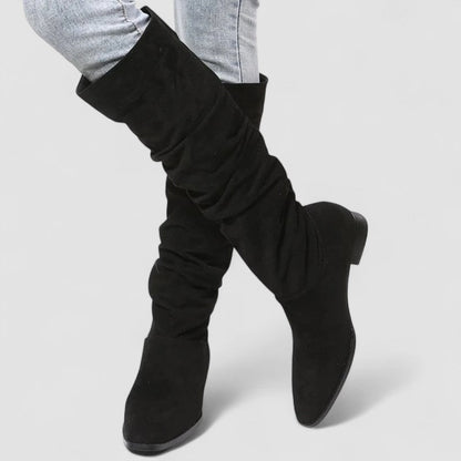 Hope – Slouchy Suede Knee-High Boots
