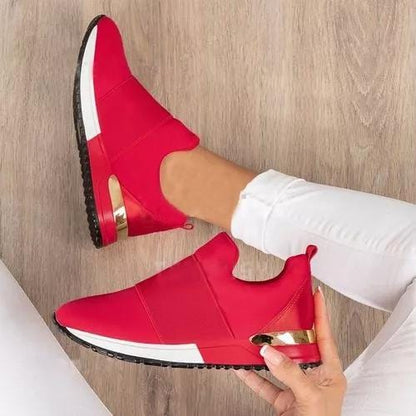 Patricia – Slip-On Sneakers with Metallic Detail