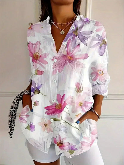 Emerie | Colourful Pattern Blouse