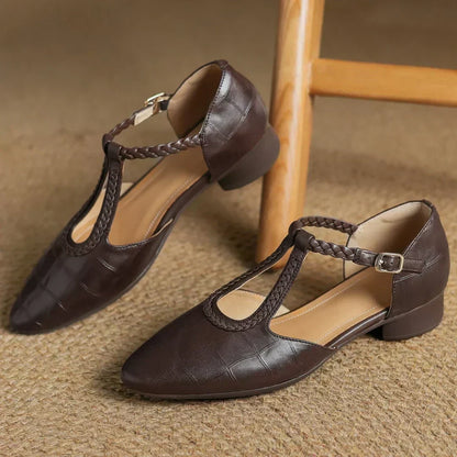 Henrietta | Leather Mary Janes