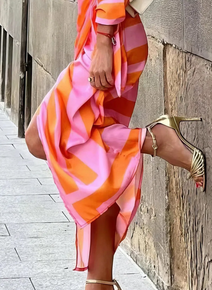 Kaelin | Printed Wrap Dress