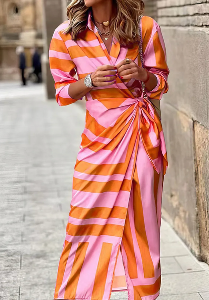 Kaelin | Printed Wrap Dress