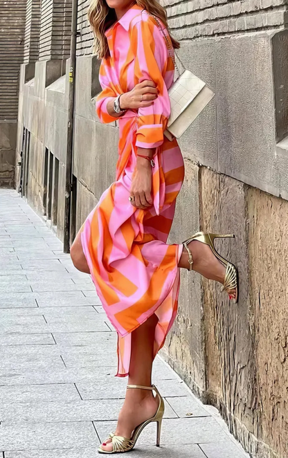 Kaelin | Printed Wrap Dress