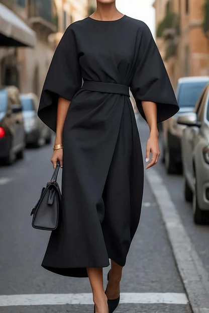 Nadia | Lantern Sleeve Dress