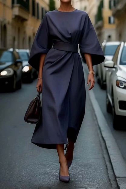 Nadia | Lantern Sleeve Dress