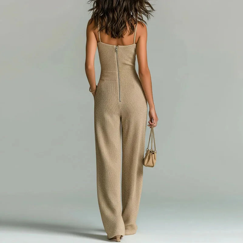 Veronica – Wide-Leg Spaghetti Strap Jumpsuit