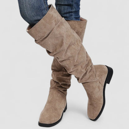 Hope – Slouchy Suede Knee-High Boots