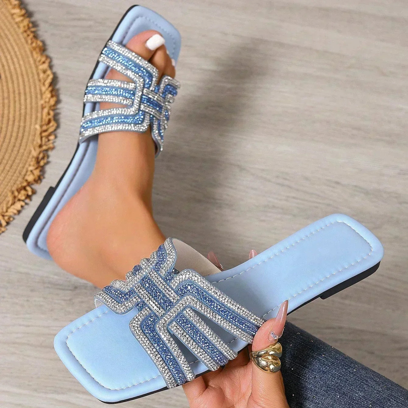 Amina | Slide Sandals
