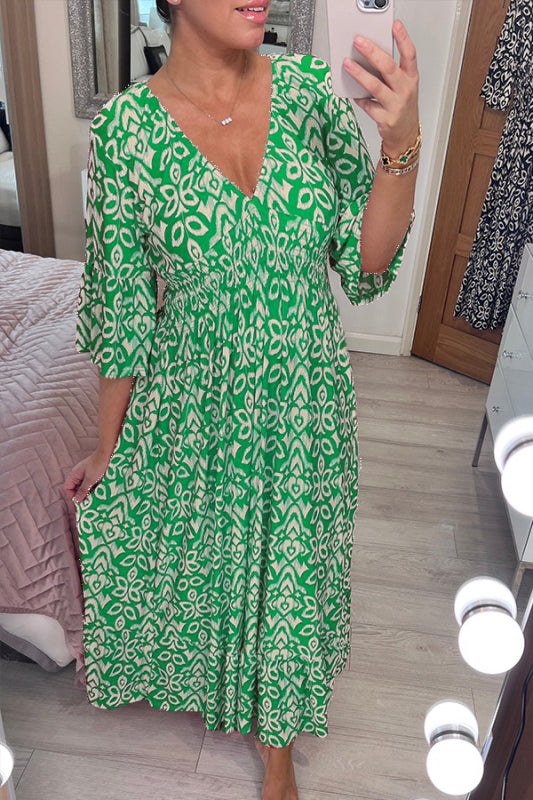 Pauline | Bohemian Midi Dress
