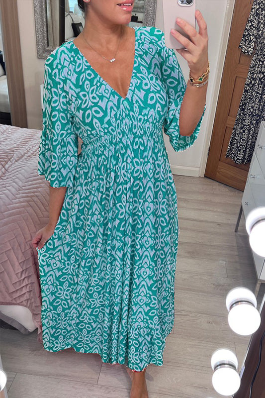 Pauline | Bohemian Midi Dress