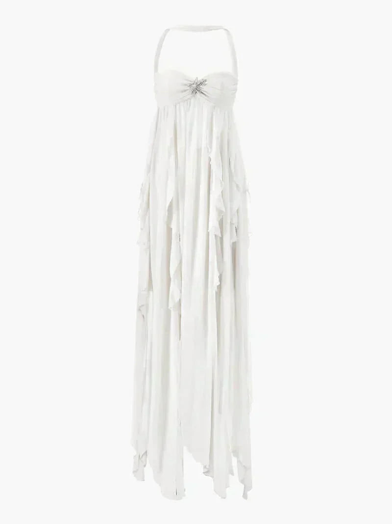 Sloane | Romantic Ruffle Maxi Dress