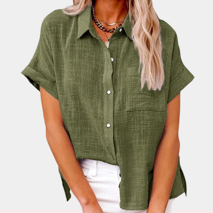 Kyleigh | Lightweight Shirt with Front Pocket