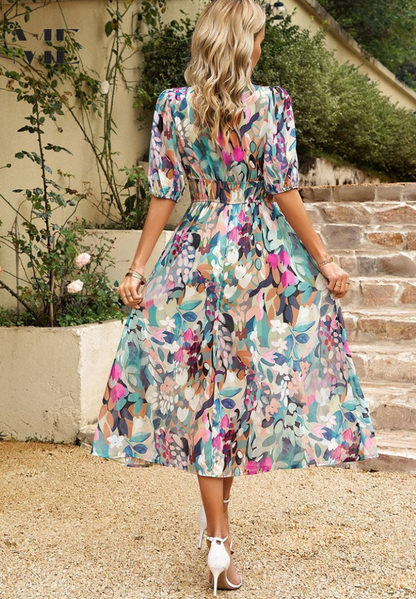 Kalani | Elegant Floral Dress