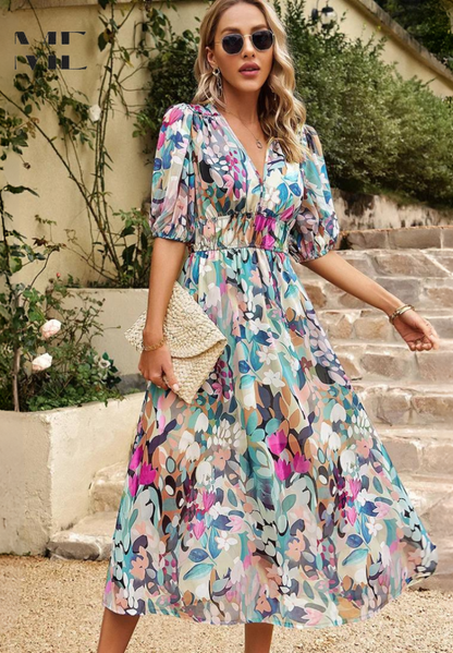 Kalani | Elegant Floral Dress