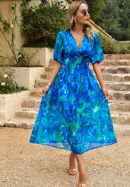 Kalani | Elegant Floral Dress