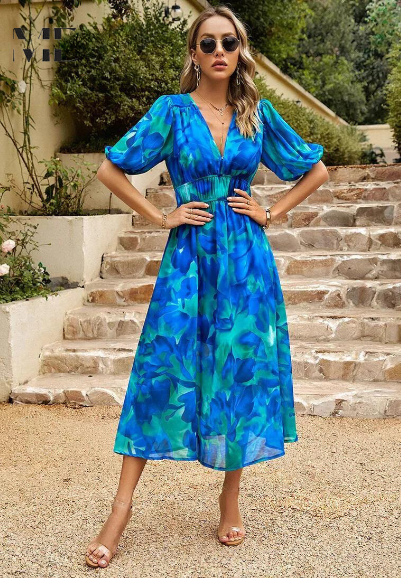 Kalani | Elegant Floral Dress