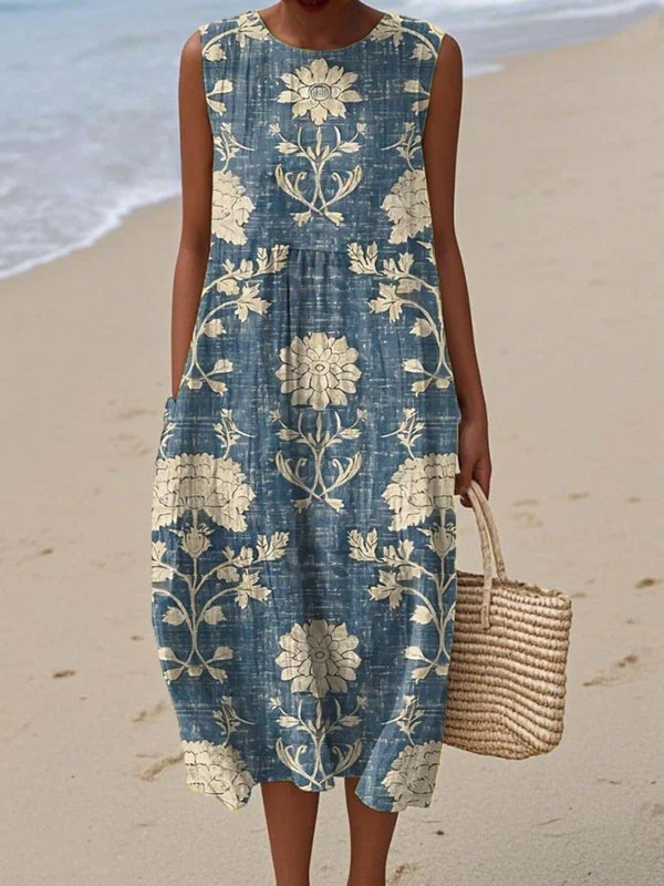 Genova | Boho Midi Dress