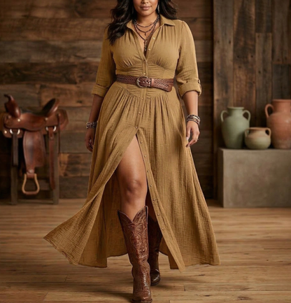 Aspen | Belted Day Dress