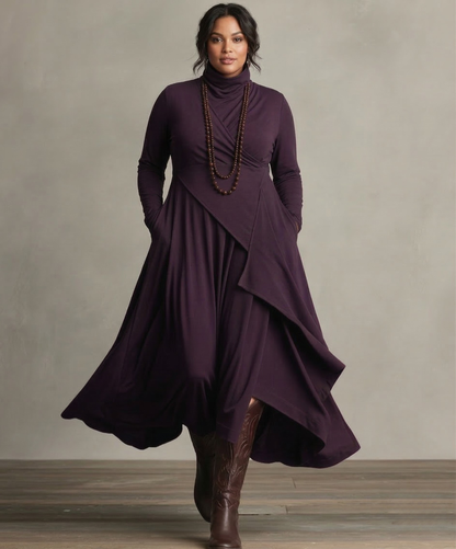 Brynn | Elegant Draped Dress