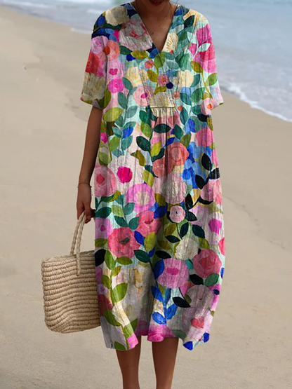Caroline | Floral Garden Dress