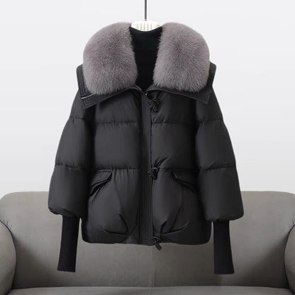 Rose – Fur Collar Puffer Winter Jacket