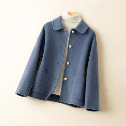 Danielle – Elegant Pearl Button Jacket
