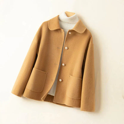 Danielle – Elegant Pearl Button Jacket