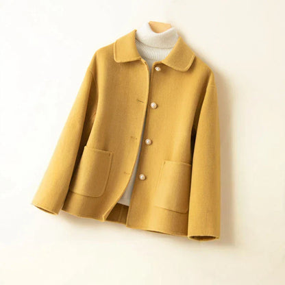 Danielle – Elegant Pearl Button Jacket