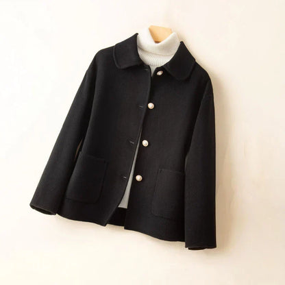 Danielle – Elegant Pearl Button Jacket