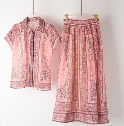 Thea | Two Piece Boho Print Set