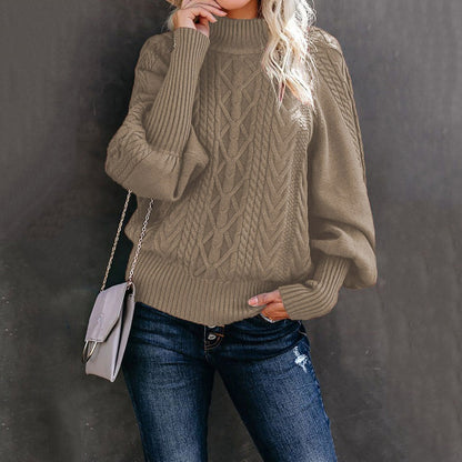Rosemary – Cable-Knit Turtleneck Jumper