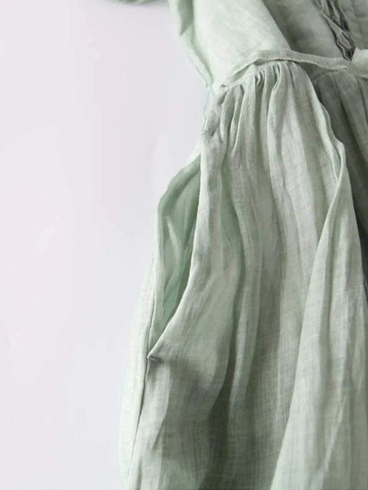 Krystyn | Stylish Linen-Look Dress
