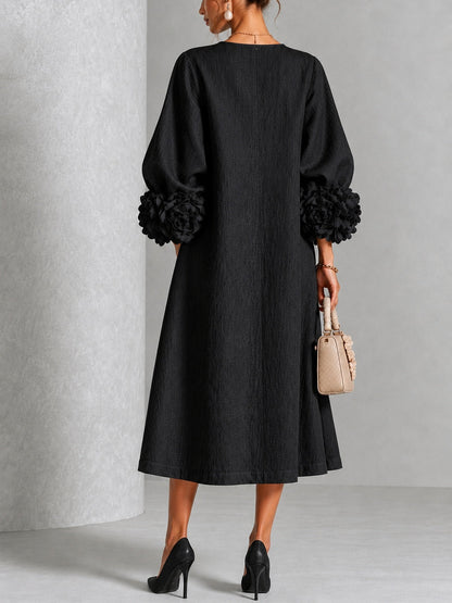 Leonie – Sculptural Cuff Midi Dress