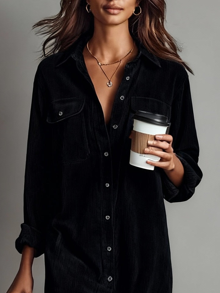 Zaiya | Relaxed Button Midi Dress