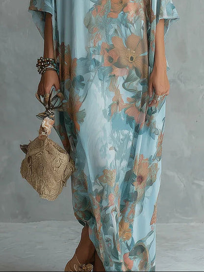 Haven | Relaxed Floral Kaftan Dress